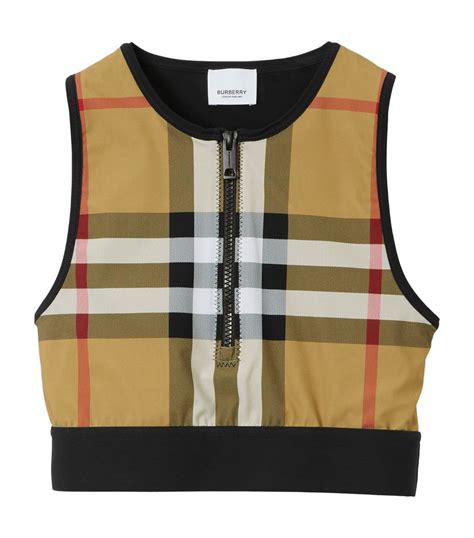 burberry black crop top|burberry crop top harrods.